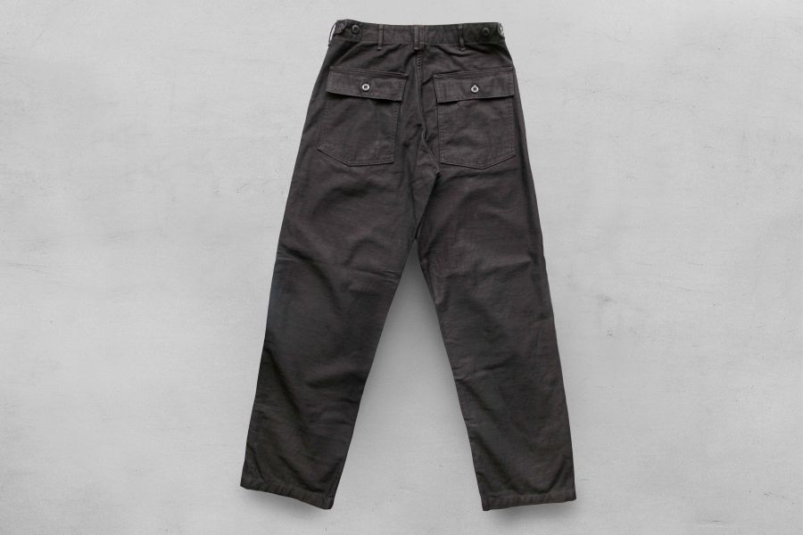 orSlow - US Army Fatigue Pant(Standard)/ Black 軍褲,orSlow,日本製,復刻,直筒褲,