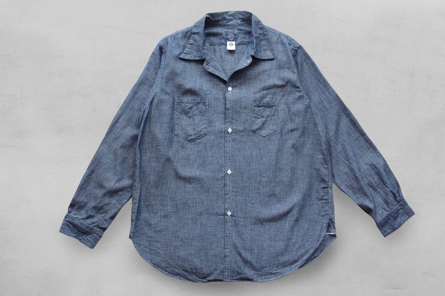 Post O`Alls -NEUTRA 3 Post O`Alls,Chambray, 工作襯衫,日本製,工裝,