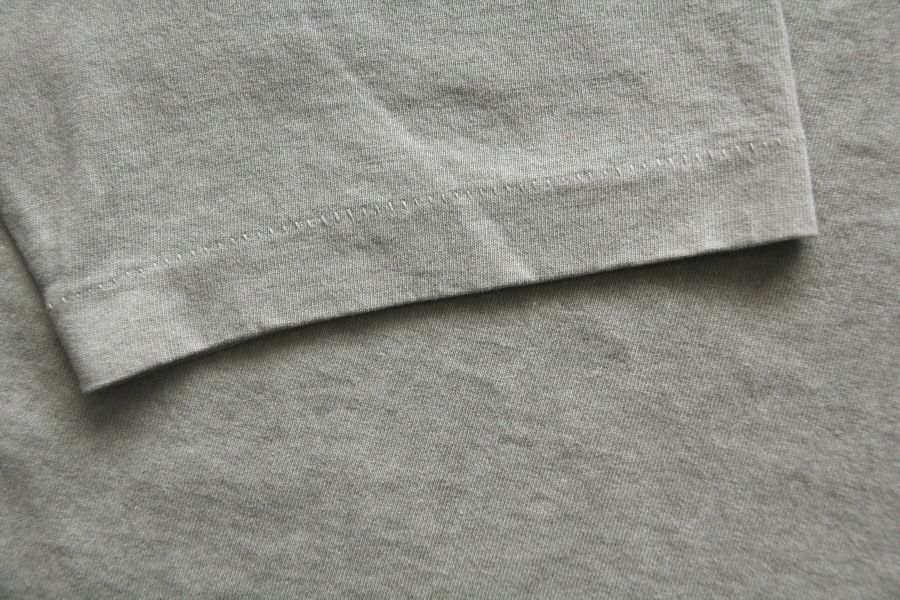 SURE'S POCKET TEE/Laurel Oak 日本製,名古屋獨立服裝廠,白t,圓筒衣身,不易變形短t,丹寧,Pigment Dye染,