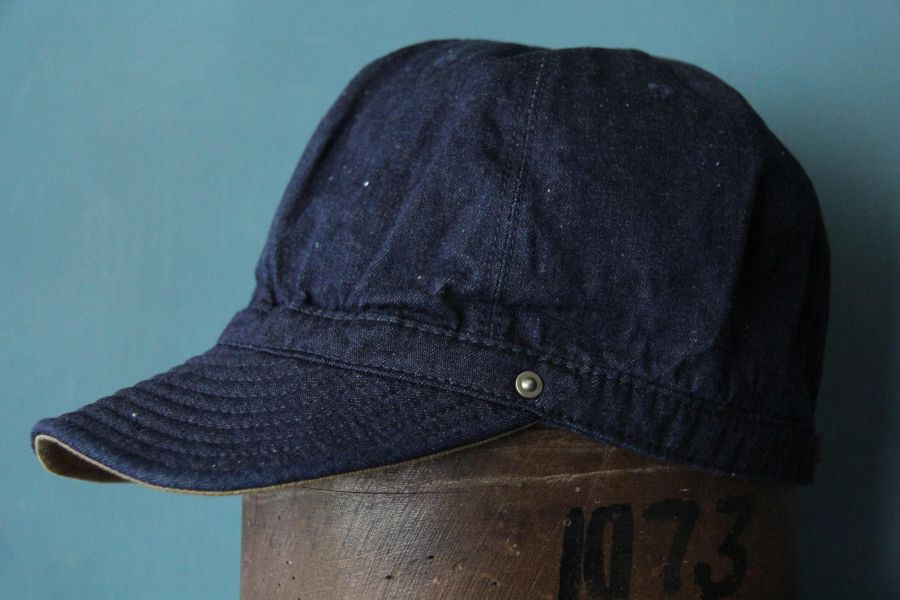 DECHO -  Standard KOME CAP /INDIGO DECHO,帽子,日本製,日本岡山,