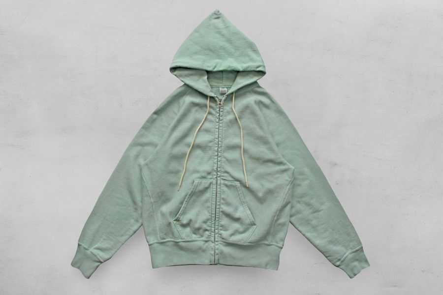 SURE'S "SPRING TERRY" ZIP CORN HEAD HOODIE/GRAY MIST XX DEVELOPMENT,連帽外套 推薦,連帽t,春夏 男 外套,日本 小眾 品牌,