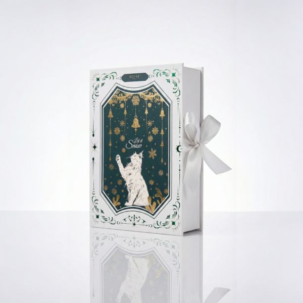 NOVAE+ 聖誕貓咪禮盒 雪落香檳淡香精50ml+同香味護手霜50ml 