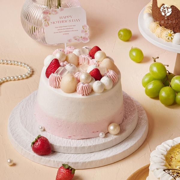 溫柔佳人 Rose ｜草莓荔枝戚風蛋糕｜2026母親節限定 母親節蛋糕