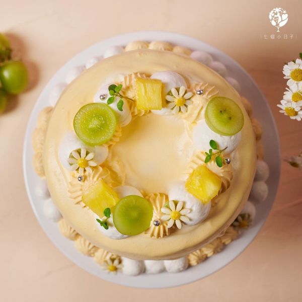 清新卡蜜兒 Chamomile ｜鳳梨綠葡萄戚風蛋糕｜2026母親節限定 母親節蛋糕
