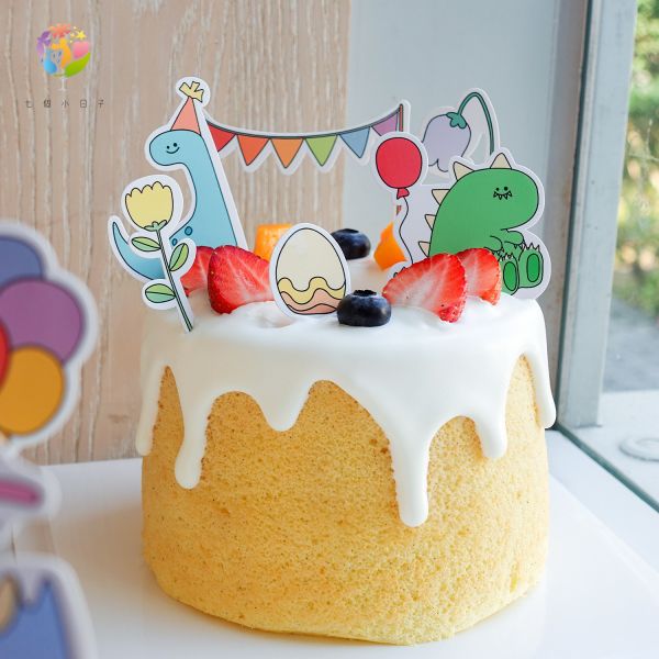 誕生日蛋糕【可愛恐龍款】 
