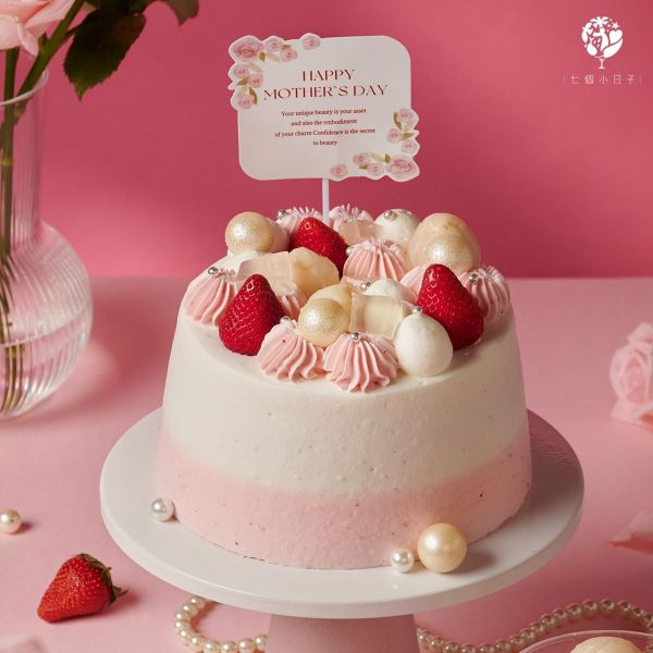 溫柔佳人 Rose ｜草莓荔枝戚風蛋糕｜2026母親節限定 母親節蛋糕