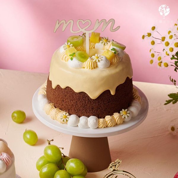 清新卡蜜兒 Chamomile ｜鳳梨綠葡萄戚風蛋糕｜2026母親節限定 母親節蛋糕