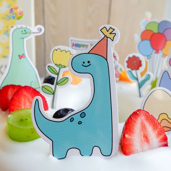 誕生日蛋糕【可愛恐龍款】 