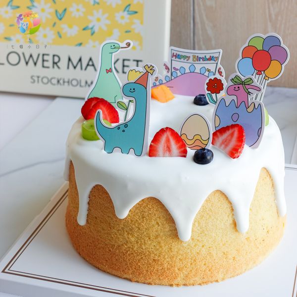 誕生日蛋糕【可愛恐龍款】 