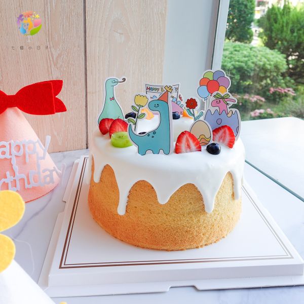 誕生日蛋糕【可愛恐龍款】 