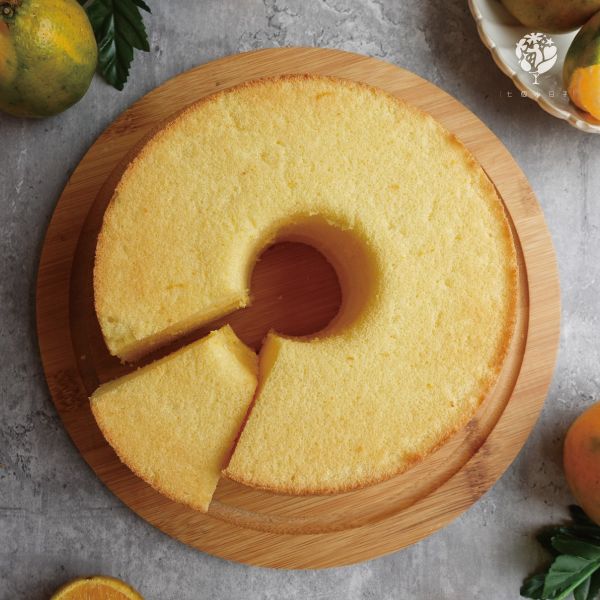 橘香漫漫 戚風蛋糕【榮獲2026臺中市十大伴手禮 - 糕餅烘焙組 首獎】 戚風蛋糕,生日蛋糕,海綿蛋糕