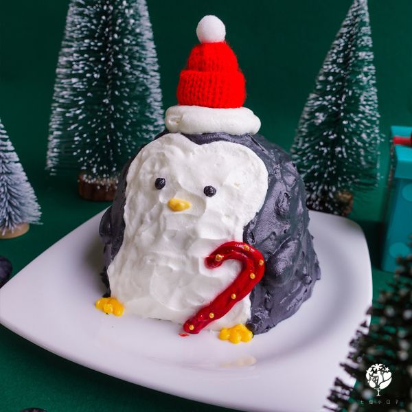 【2025聖誕】聖誕企鵝 5″蛋糕 