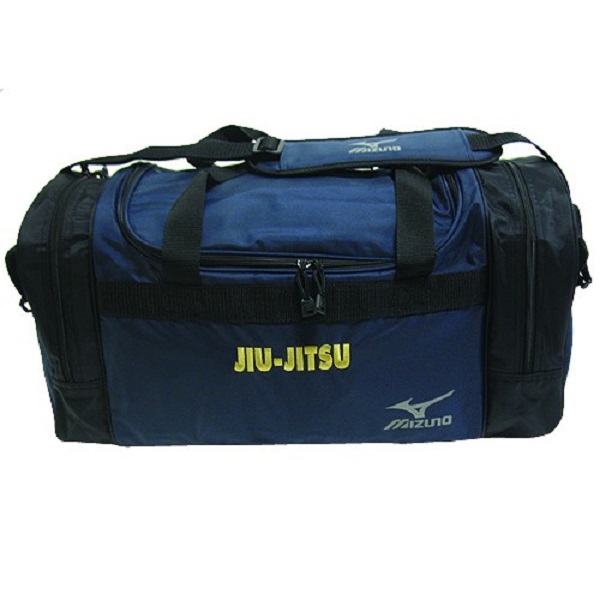 MIZUNO gear bag navy with jiu-jitsu 柔術側背包 