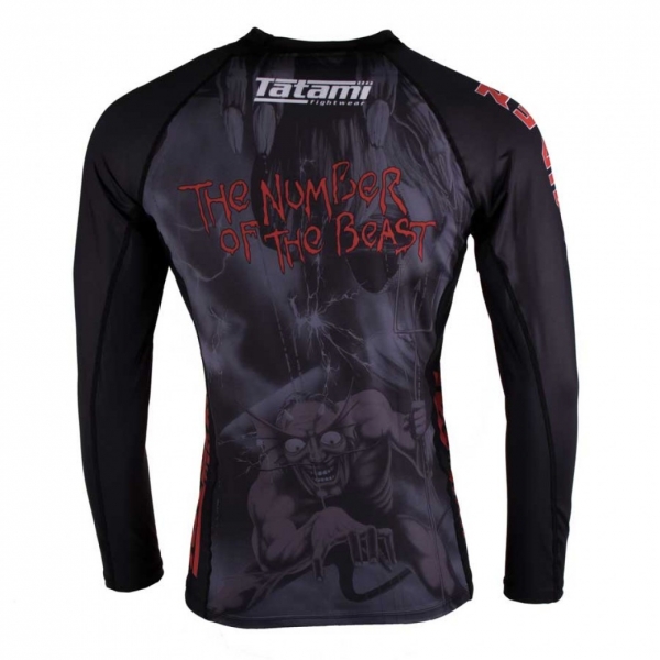 TATAMI X IRON MAIDEN NUMBER OF THE BEAST RASH GUARD 防磨衣 