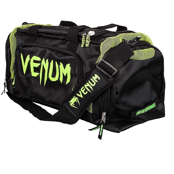 Venum Trainer Lite Sport Bag - Black/Neo Yellow 側背包 