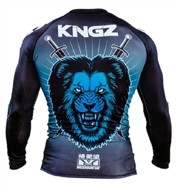 KINGZ ROYAL LION LONG SLEEVE RASH GUARD BY MEERKATSU 防磨衣 