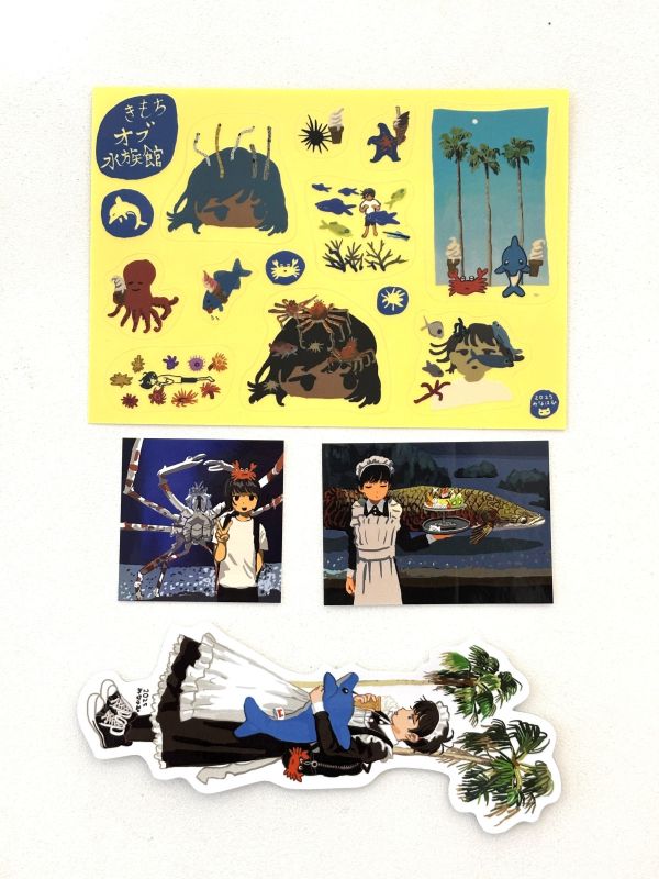 MINAHAMU / 水族館貼紙包 
