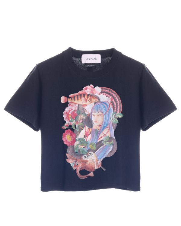 露臍T-shirt｛毒蛇富江｝ 伊藤潤二衣服