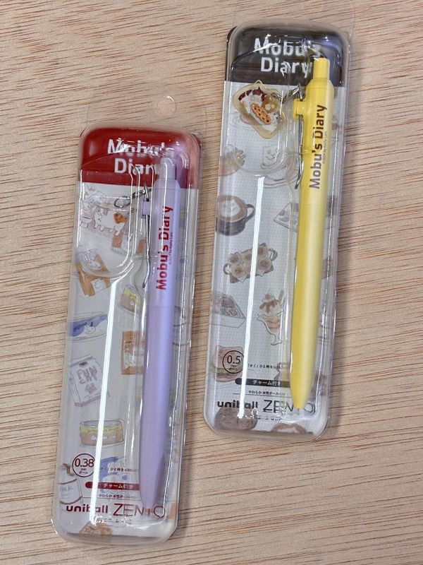 限量吊飾款uniball ZENTO自動筆 - Moby's Diary系列 摸布想自己賺罐罐, 黑山的烏鴉, Kathy Lam, 手繪貓咪