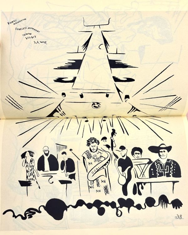 yopo’s band sketch 2025  / 游博任 游博任, 台灣樂團, 樂團插畫, 樂團漫畫, 布萊梅