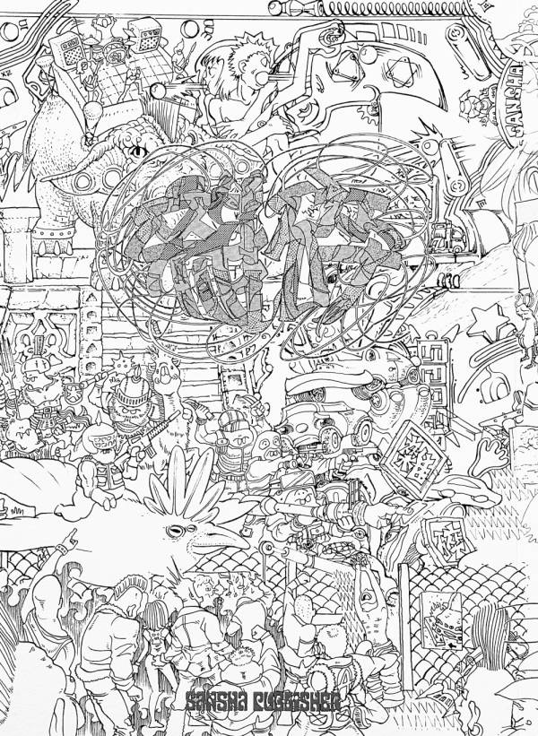 雜碎 vol.1 / 散沙出版社 另類漫畫, 滿滿漫畫節, 實驗漫畫, 張道, 河童鄉