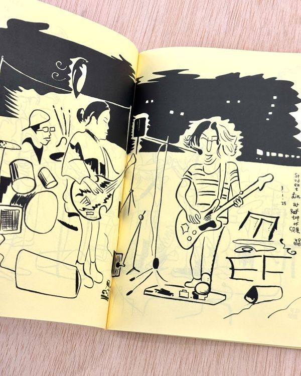 yopo’s band sketch 2025  / 游博任 游博任, 台灣樂團, 樂團插畫, 樂團漫畫, 布萊梅