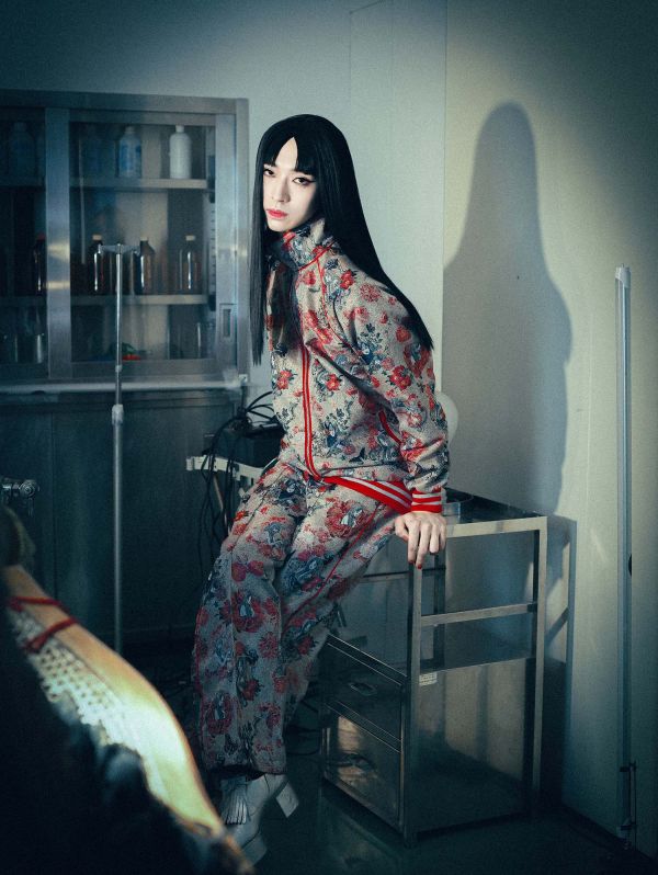 運動喇叭褲｛繁花富江｝ 伊藤潤二衣服