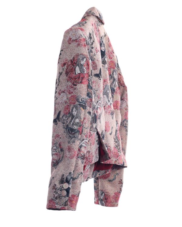 短版西裝外套｛繁花富江｝ 伊藤潤二衣服