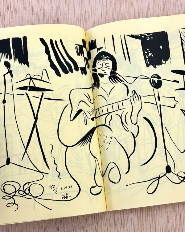 yopo’s band sketch 2025  / 游博任 游博任, 台灣樂團, 樂團插畫, 樂團漫畫, 布萊梅