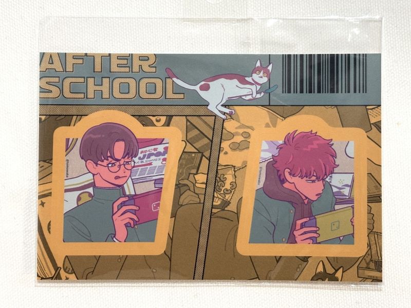 AFTER SCHOOL貼紙 TOMOWAKA, ともわか