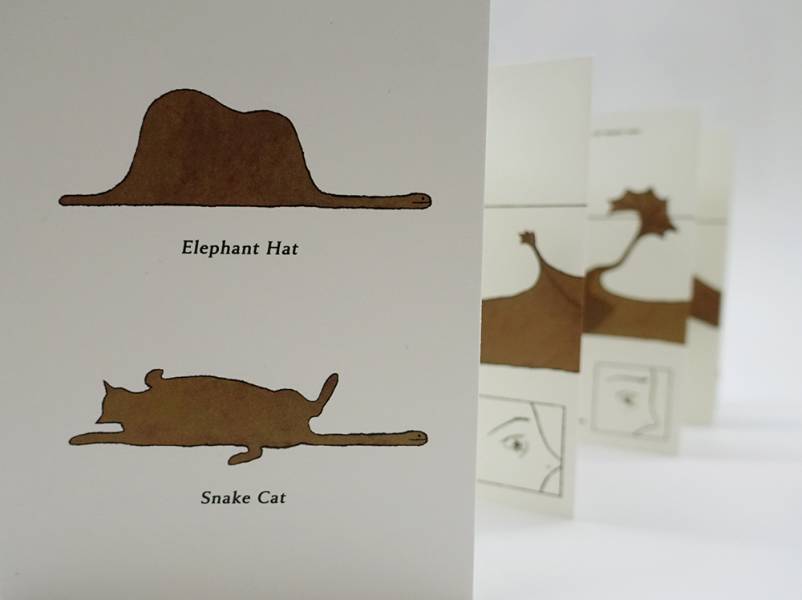 Elephant Hat, Snake Cat. 