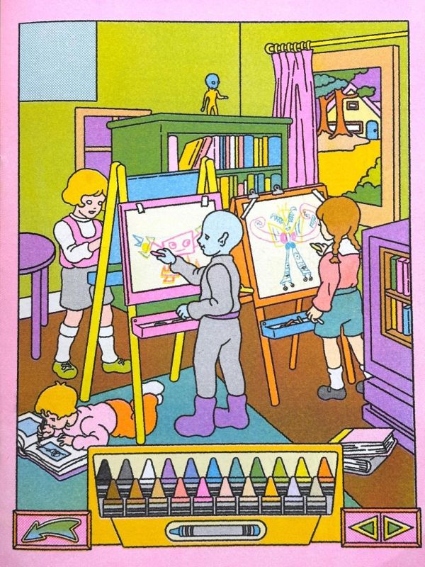 PLAYDAYS / SMALLTALK SMALLTALK, 美式復古插畫, RISOGRAPH畫冊