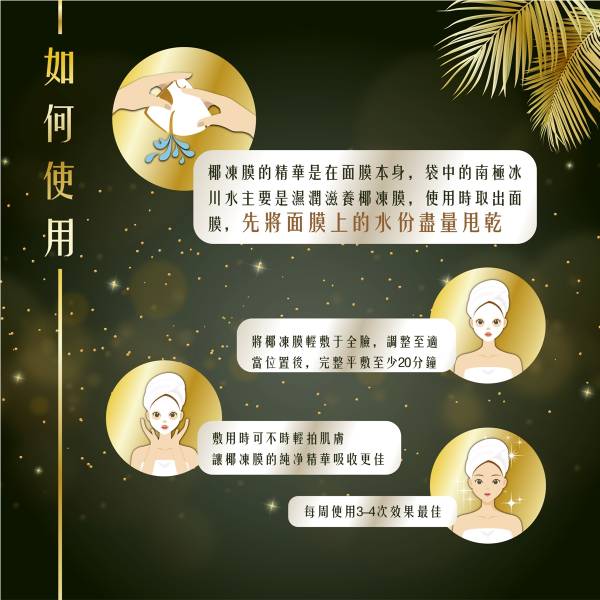 椰凍面膜  9/24~9/28 Anoka, Anoka Asia, 南極冰川椰凍膜, 椰凍面膜