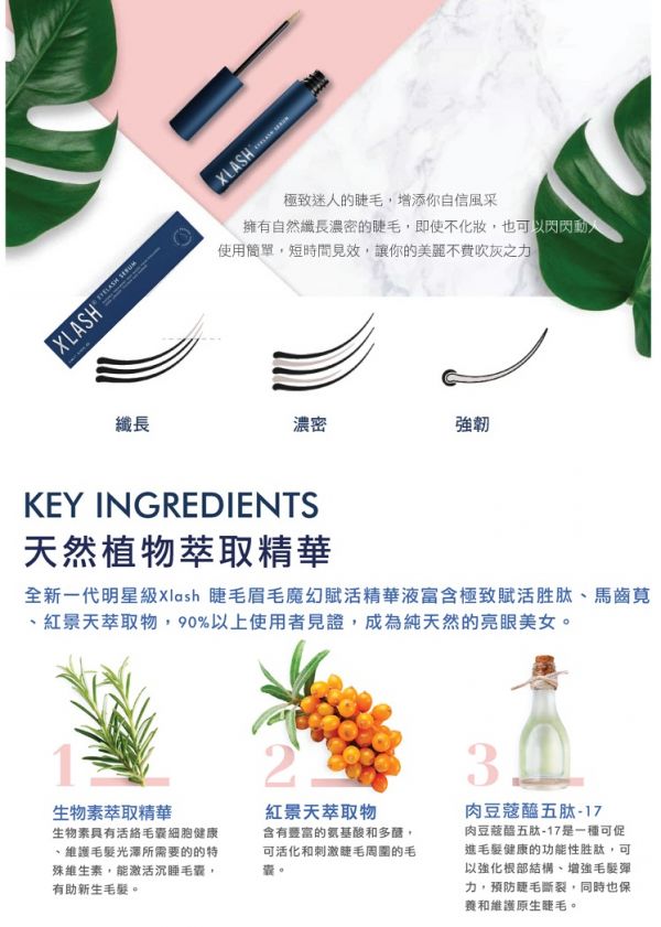 XLASH 睫毛魔幻賦活精華液3ml 單瓶體驗價 11/6～11/10 XLASH, 睫毛魔幻賦活精華液