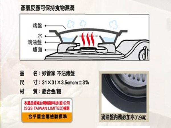 烤肉盤 台灣製 韓式烤肉盤 不沾烤盤 妙管家 鐵板燒 烤爐 中秋節 燒烤盤 煎盤 HKR-050 