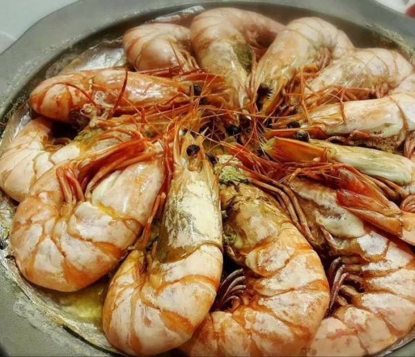 巨無霸手臂野生海草蝦 每盒淨重500g ±10% 3-4/隻 