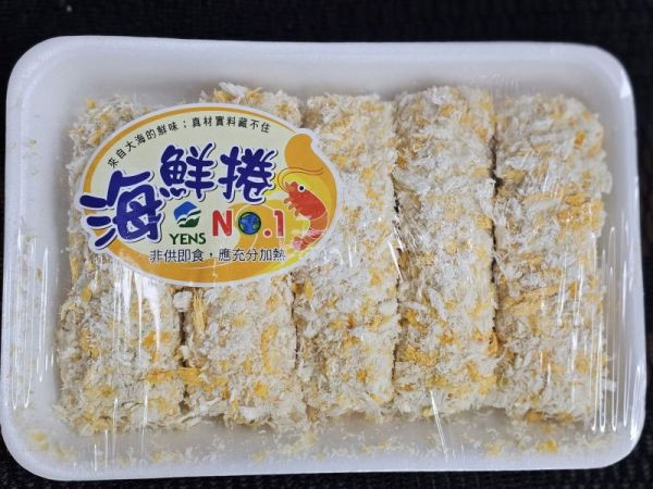 鮮蝦脆皮海鮮卷 每盒350g(5條) 