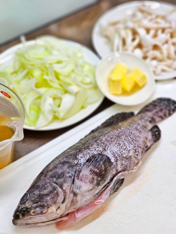 龍虎石斑 600g 以上 (去鱗去腮去肚) 贈川燒豆瓣醬 *1包 