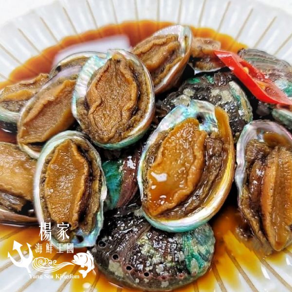 富美蒜味秘滷鮑魚 淨重400g±10% (固形物200g±10%) 約15粒 