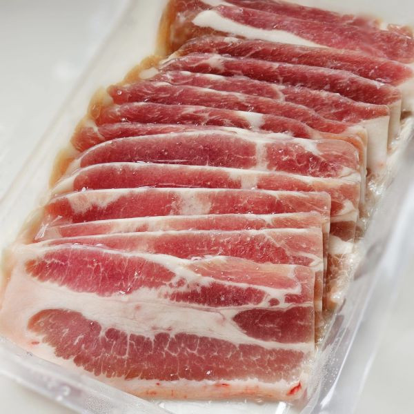 立大食品(台灣豬五花燒烤片) 每盒250g 貼體包裝*10盒 