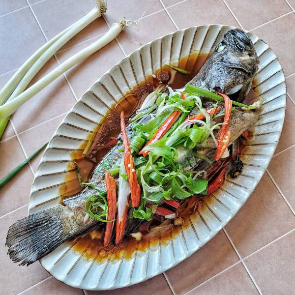 龍虎石斑 600g 以上 (去鱗去腮去肚) 贈川燒豆瓣醬 *1包 