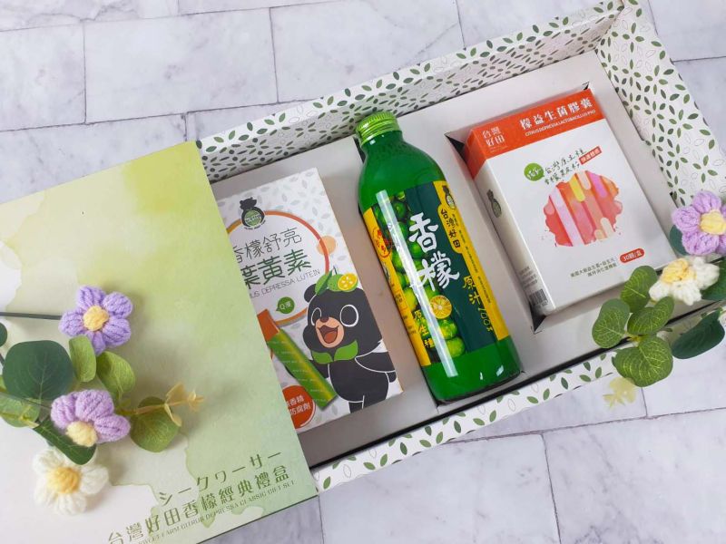 【台灣好田】香檬經典禮盒(三款品項組合) 香檬,香檬原汁,台灣香檬