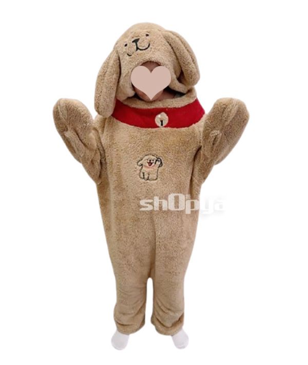 卡哇依熊寶寶法蘭絨連體衣 【筱雅衣舖】卡哇依熊寶寶法蘭絨連體衣可愛系法蘭絨睡衣Cosplay人偶裝 BA990