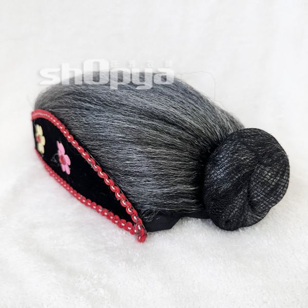 媒人婆假髮 老奶奶假髮 老奶奶假髮 媒人婆假髮阿罵ㄟ假髮 搞笑假髮 附髮網變裝派對假髮 A146【筱雅衣舖】 假髮出租