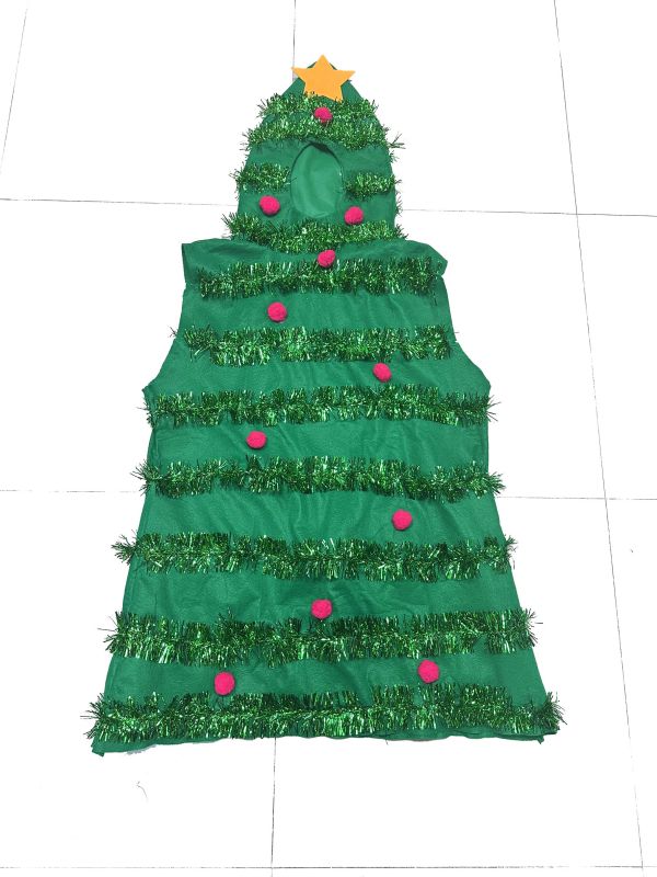 聖誕樹服裝 搞笑服裝 聖誕樹服裝 搞笑服裝 交換禮物派對禮物鞋套 Cosplay筱雅衣舖