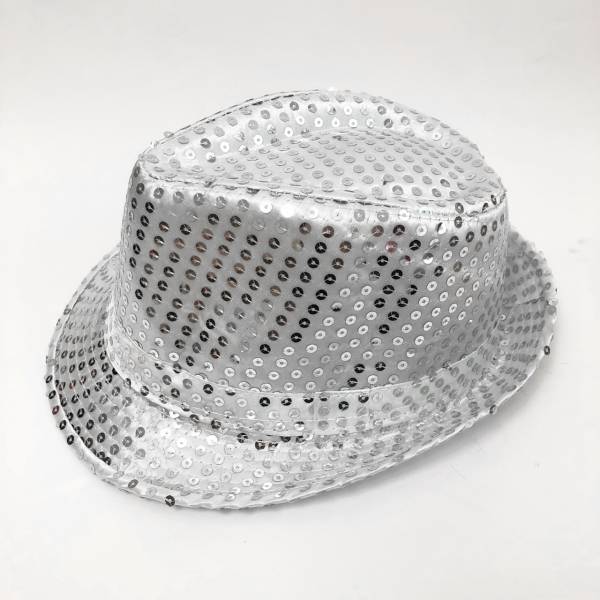 亮片爵士帽 舞台造型帽多色 亮片爵士帽 舞台造型帽多色 尾牙 表演 萬聖節 筱雅衣舖【A109】