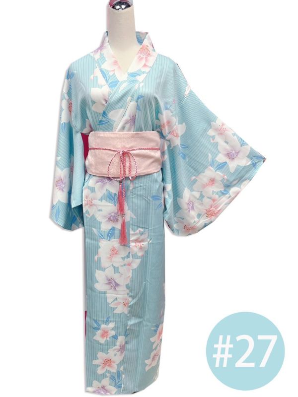 2026新色日本長和服8件組 桃園現貨日本長和服附腰封8件組附頭飾 兩趾襪 小隻馬日式和服 筱雅衣舖【BA268】和服出租 變裝派對服裝出租