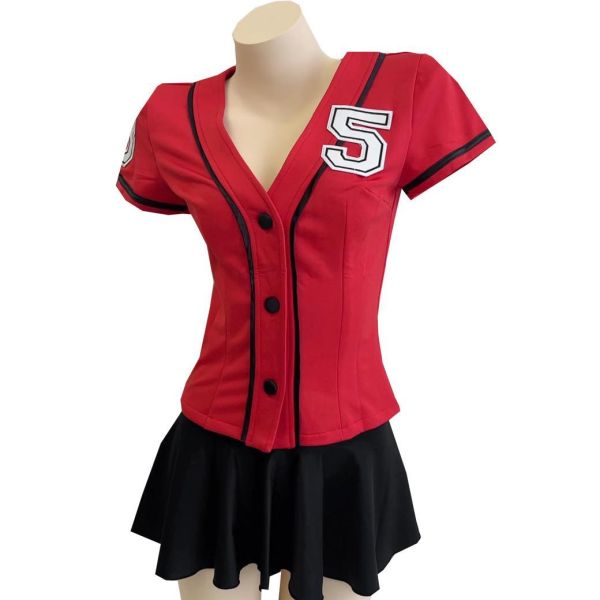 活力棒球啦啦隊套裝 活力棒球啦啦隊套裝 運動風超短裙 展場 表演 大尺碼 筱雅衣舖【BT935】