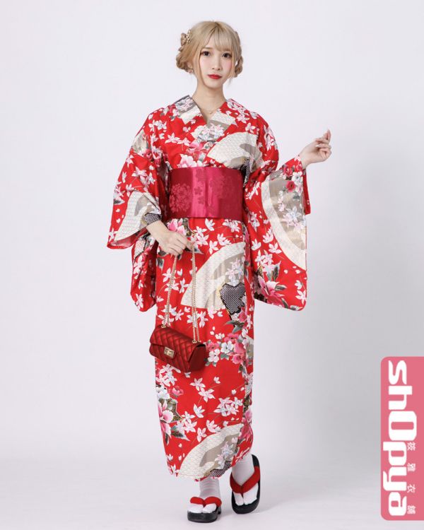 新色日本舞和服 大尺碼和服 日本浴衣和服 浴衣祭和服日本舞和服 大尺碼和服 洋裝 筱雅衣舖 【BT999】桃園和服 和服