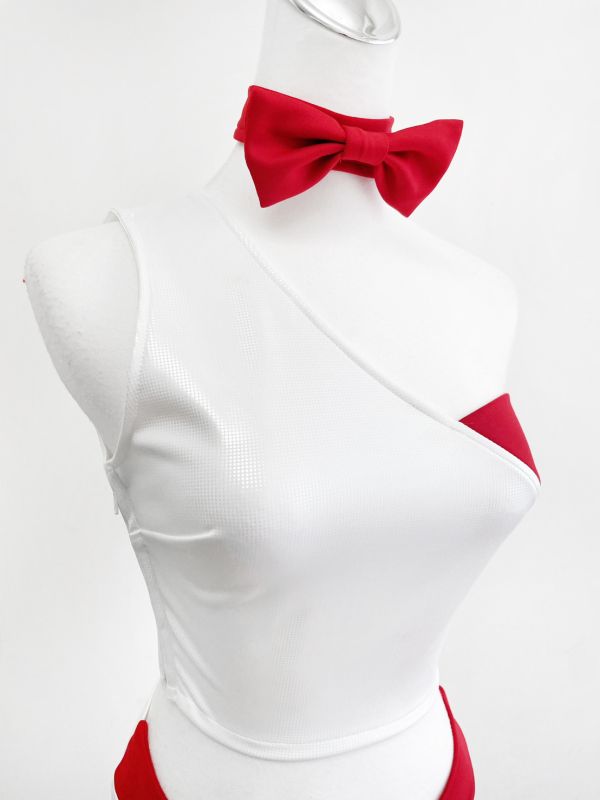 斜肩拼接中空賽車服 三色 斜肩拼接中空賽車服 展場 車展 資訊展